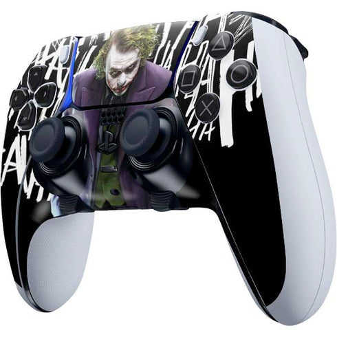 The Dark Knight Joker PS5 DualSense Edge Pro Controller Skin
