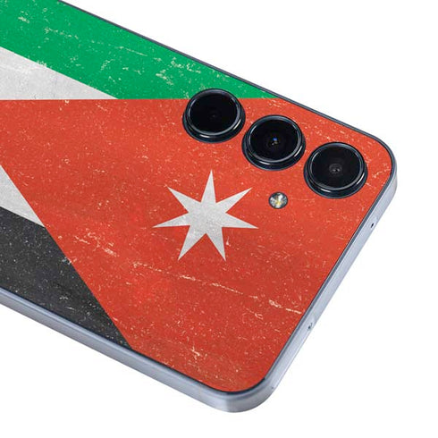 Jordan Flag Distressed Galaxy A35 5G Skin