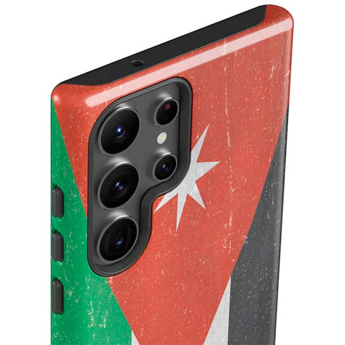 Jordan Flag Distressed Galaxy S23 Ultra Pro Case
