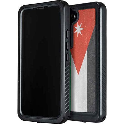 Jordan Flag Distressed Galaxy S24 Plus Waterproof Case