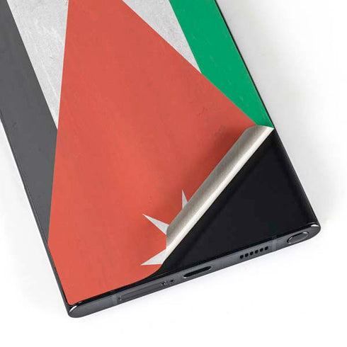 Jordan Flag Distressed Galaxy S25 Ultra Skin