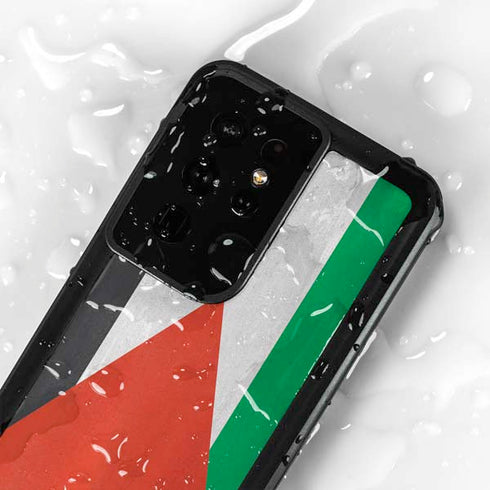 Jordan Flag Distressed Galaxy S24 Ultra Waterproof Case