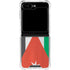 Jordan Flag Distressed Galaxy Z Flip6 Clear Case