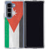 Jordan Flag Distressed Galaxy Z Fold5 5G Clear Case