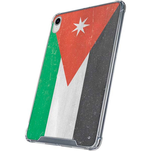 Jordan Flag Distressed iPad 11th Gen (2025) Clear Case