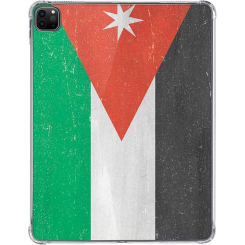 Jordan Flag Distressed iPad Pro 11in (2024) Clear Case