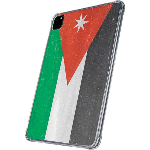 Jordan Flag Distressed iPad Pro 11in (2024) Clear Case