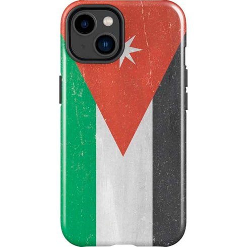 Jordan Flag Distressed iPhone 15 Impact Case