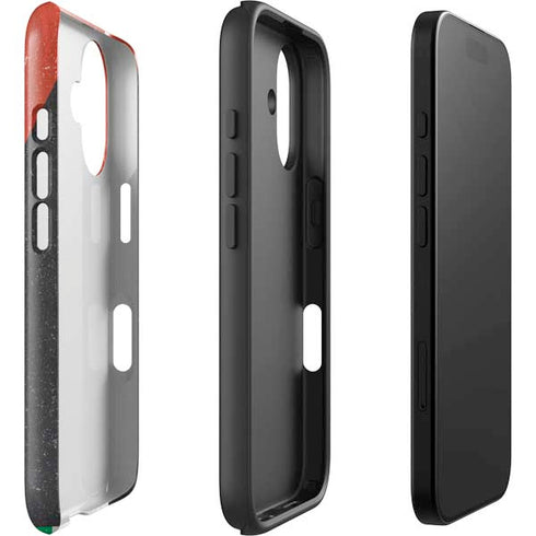 Jordan Flag Distressed iPhone 16 Plus Impact Case