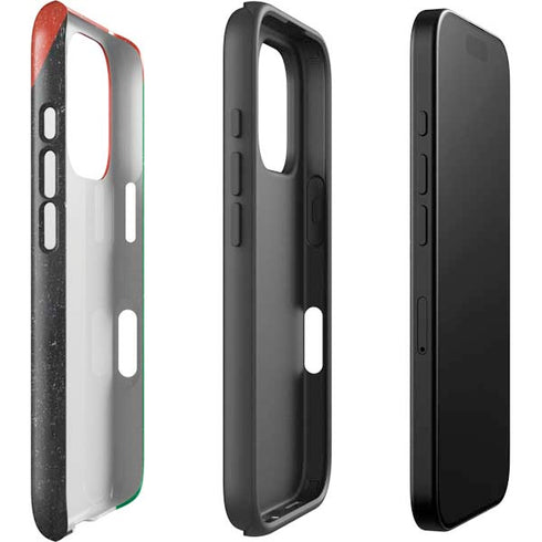 Jordan Flag Distressed iPhone 16 Pro Impact Case