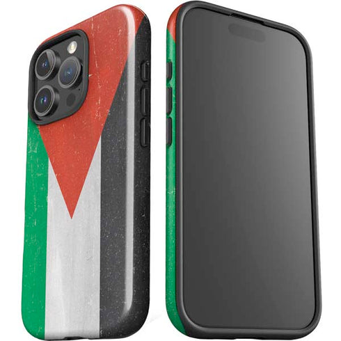 Jordan Flag Distressed iPhone 16 Pro Impact Case