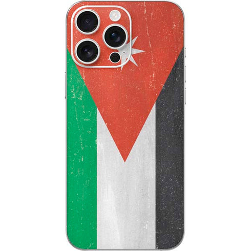 Jordan Flag Distressed iPhone 16 Pro Max Skin
