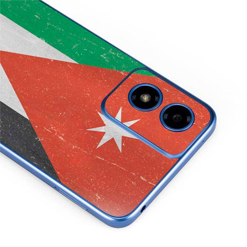 Jordan Flag Distressed Moto G Play 4G (2024) Skin