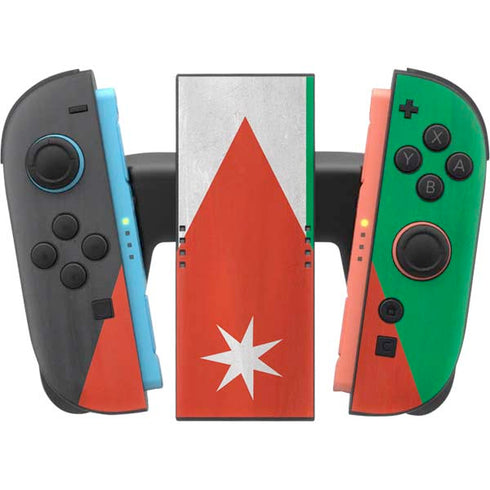 Jordan Flag Distressed Nintendo Switch 2 (2025) Joy-Con Controller Skin