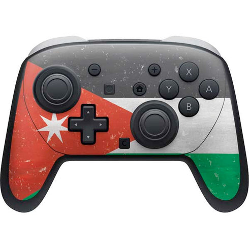 Jordan Flag Distressed Nintendo Switch 2 (2025) Pro Controller Skin