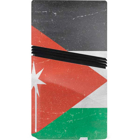 Jordan Flag Distressed PS5 Pro Disk Bundle Skin
