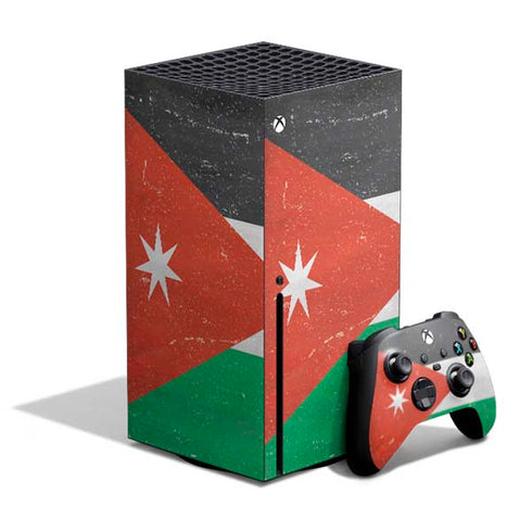 Jordan Flag Distressed Xbox Series X Bundle Skin