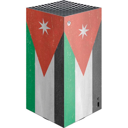 Jordan Flag Distressed XBox Series X Digital Edition Console Skin