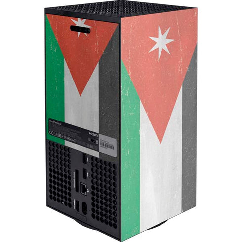 Jordan Flag Distressed XBox Series X Digital Edition Console Skin