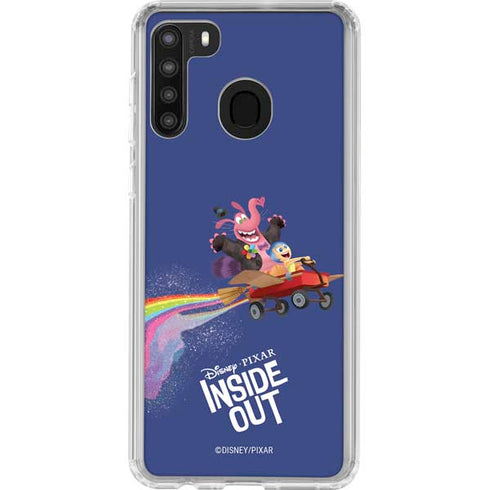 Disney Inside Out Joy and Bing Bong Galaxy A21 Clear Case