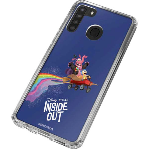 Disney Inside Out Joy and Bing Bong Galaxy A21 Clear Case