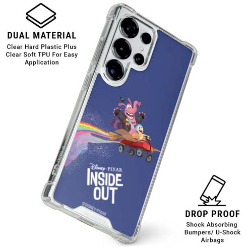 Disney Inside Out Joy and Bing Bong Galaxy S25 Ultra Clear Case
