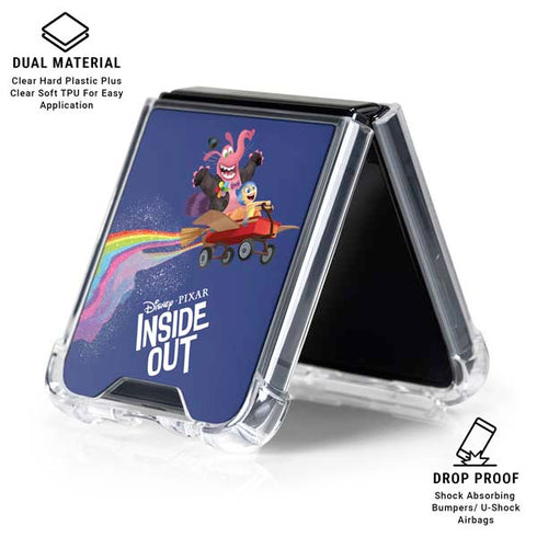 Disney Inside Out Joy and Bing Bong Galaxy Z Flip6 Clear Case