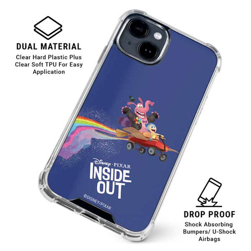 Disney Inside Out Joy and Bing Bong iPhone 14 Plus Clear Case