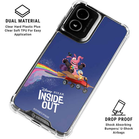 Disney Inside Out Joy and Bing Bong Moto G Power 5G (2024) Clear Case