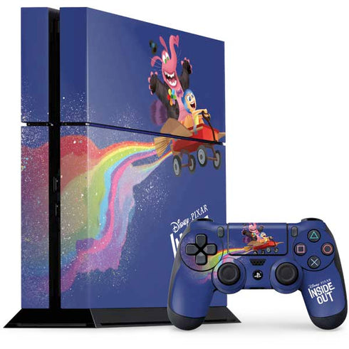 Disney Inside Out Joy and Bing Bong PS4 Console and Controller Bundle Skin