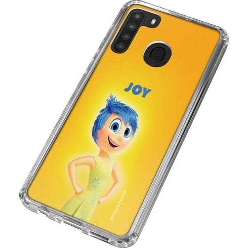 Disney Inside Out Joy Portrait Galaxy A21 Clear Case