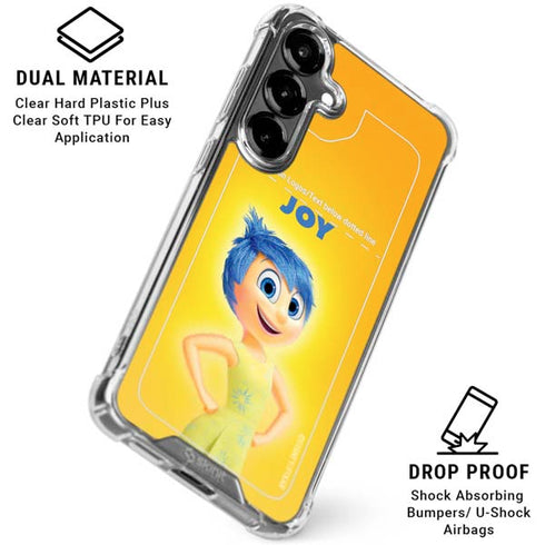 Disney Inside Out Joy Portrait Galaxy S26 Plus Clear Case