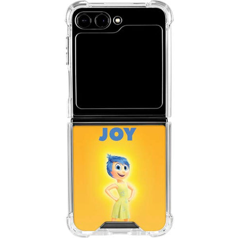 Disney Inside Out Joy Portrait Galaxy Z Flip5 5G Clear Case
