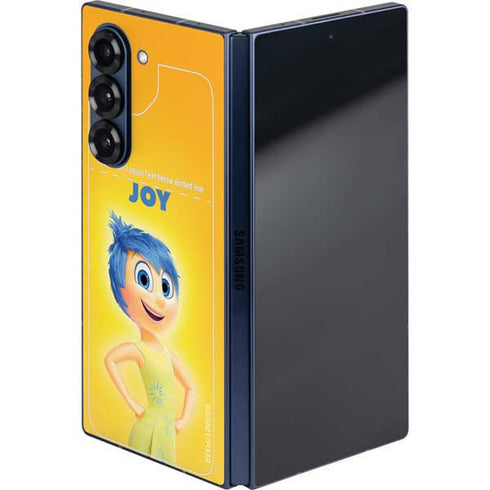 Disney Inside Out Joy Portrait Galaxy Z Fold6 Skin