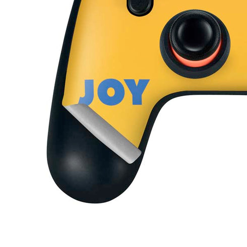 Disney Inside Out Joy Portrait Google Stadia Controller Skin
