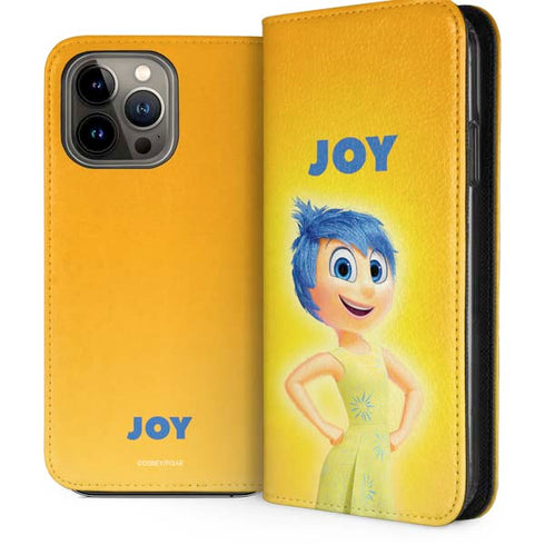 Disney Inside Out Joy Portrait iPhone 14 Pro Max Folio Case