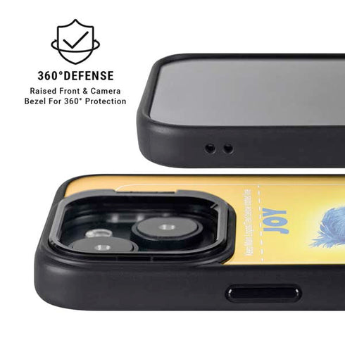 Disney Inside Out Joy Portrait iPhone 15 Plus Kickstand Case