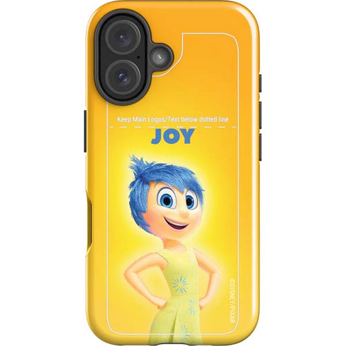 Disney Inside Out Joy Portrait iPhone 16 Plus Impact Case