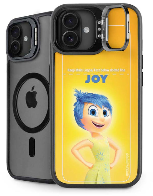 Disney Inside Out Joy Portrait iPhone 16 Plus Kickstand Case