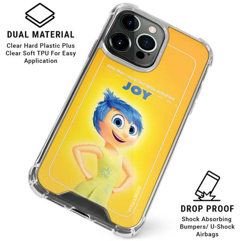 Disney Inside Out Joy Portrait iPhone 16 Pro Max Clear Case