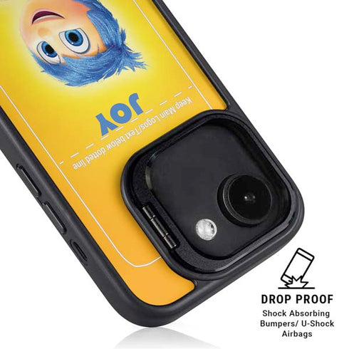 Disney Inside Out Joy Portrait iPhone 16e Kickstand Case