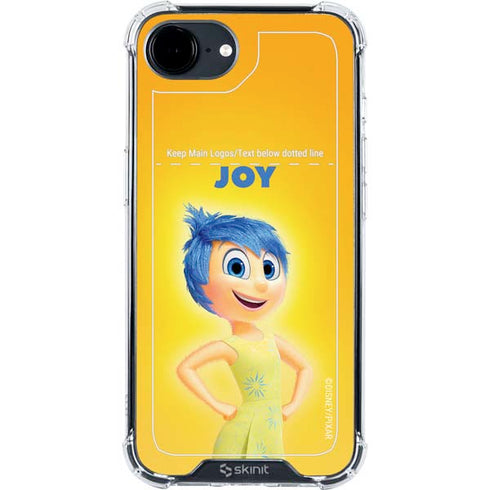 Disney Inside Out Joy Portrait iPhone 16e Clear Case