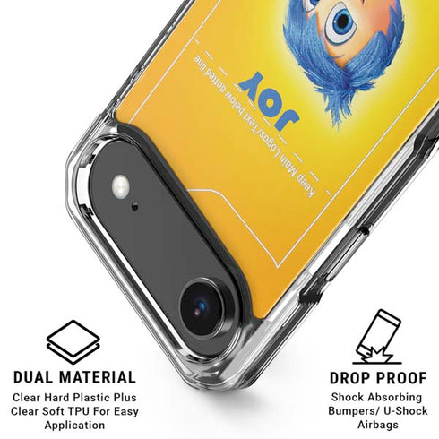 Disney Inside Out Joy Portrait iPhone 17 Air Clear Case