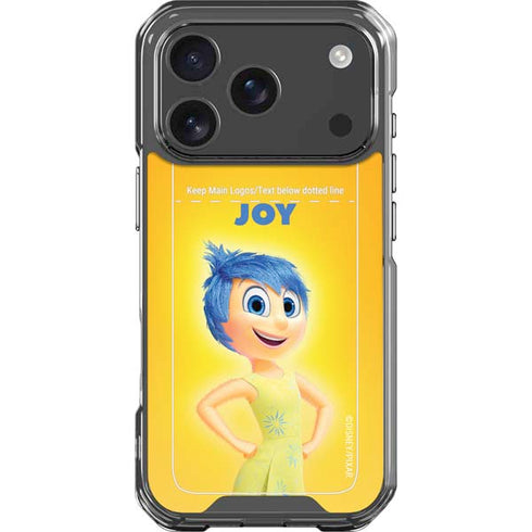 Disney Inside Out Joy Portrait iPhone 17 Pro Clear Case