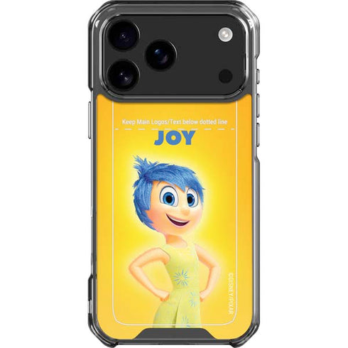Disney Inside Out Joy Portrait iPhone 18 Pro Max Clear Case