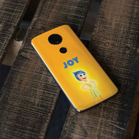 Disney Inside Out Joy Portrait Moto E5 Plus Skin