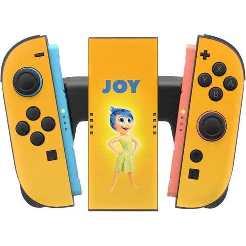 Disney Inside Out Joy Portrait Nintendo Switch 2 (2025) Joy-Con Controller Skin