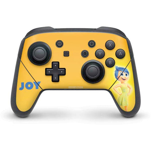 Disney Inside Out Joy Portrait Nintendo Switch Pro Controller Skin
