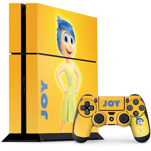 Disney Inside Out Joy Portrait PS4 Console and Controller Bundle Skin