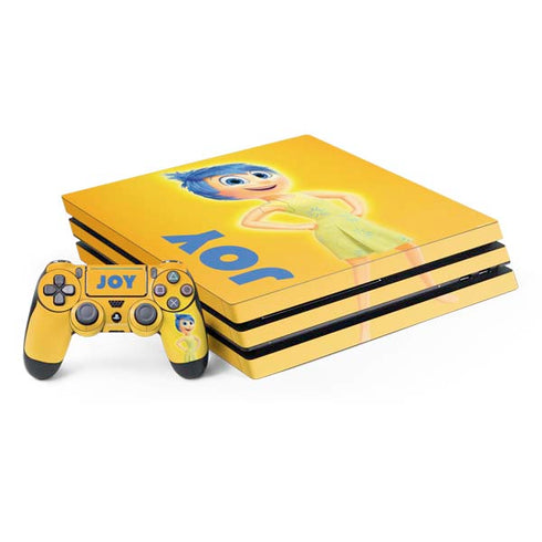 Disney Inside Out Joy Portrait PS4 Pro Bundle Skin